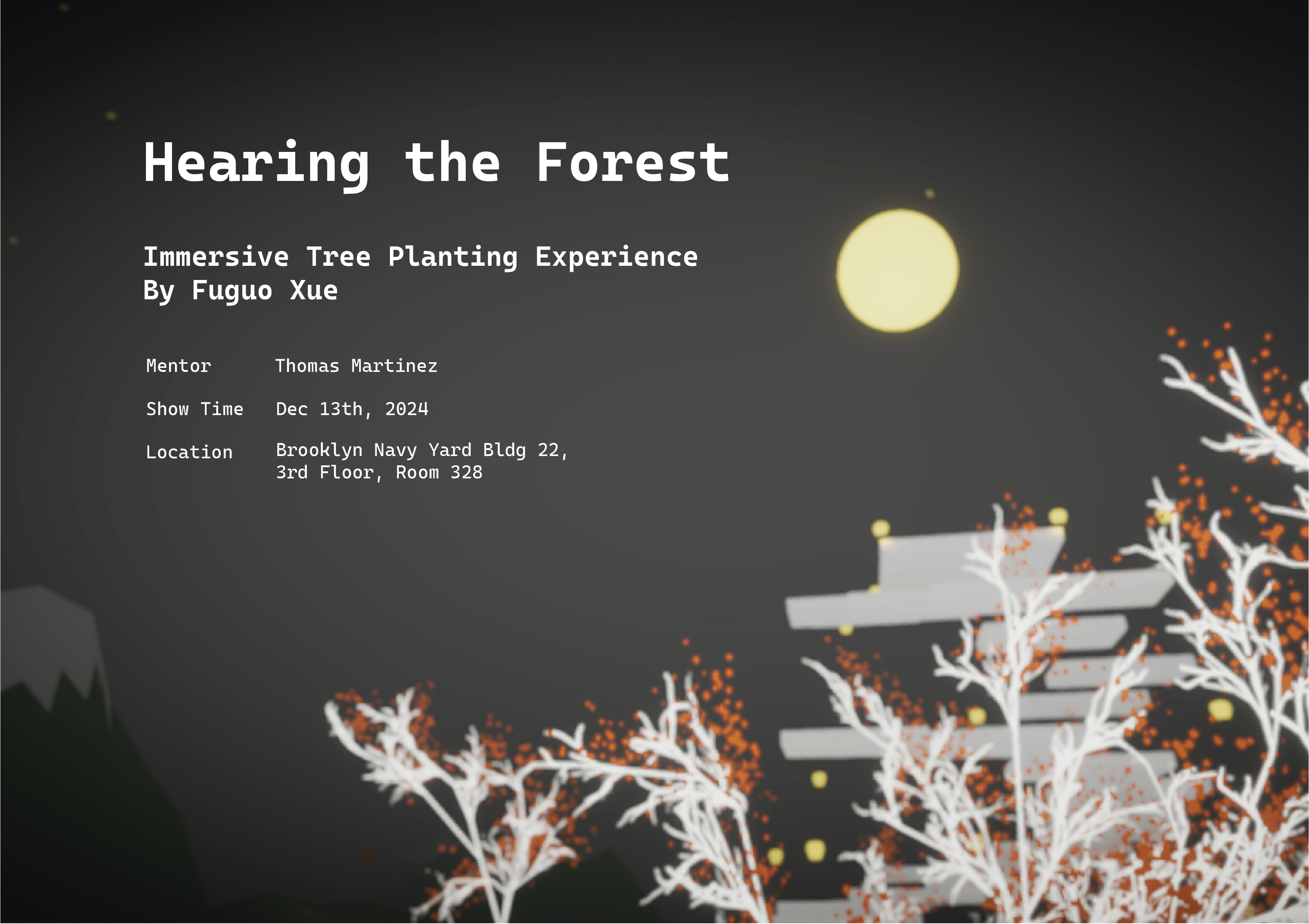 Playtesting session poster.